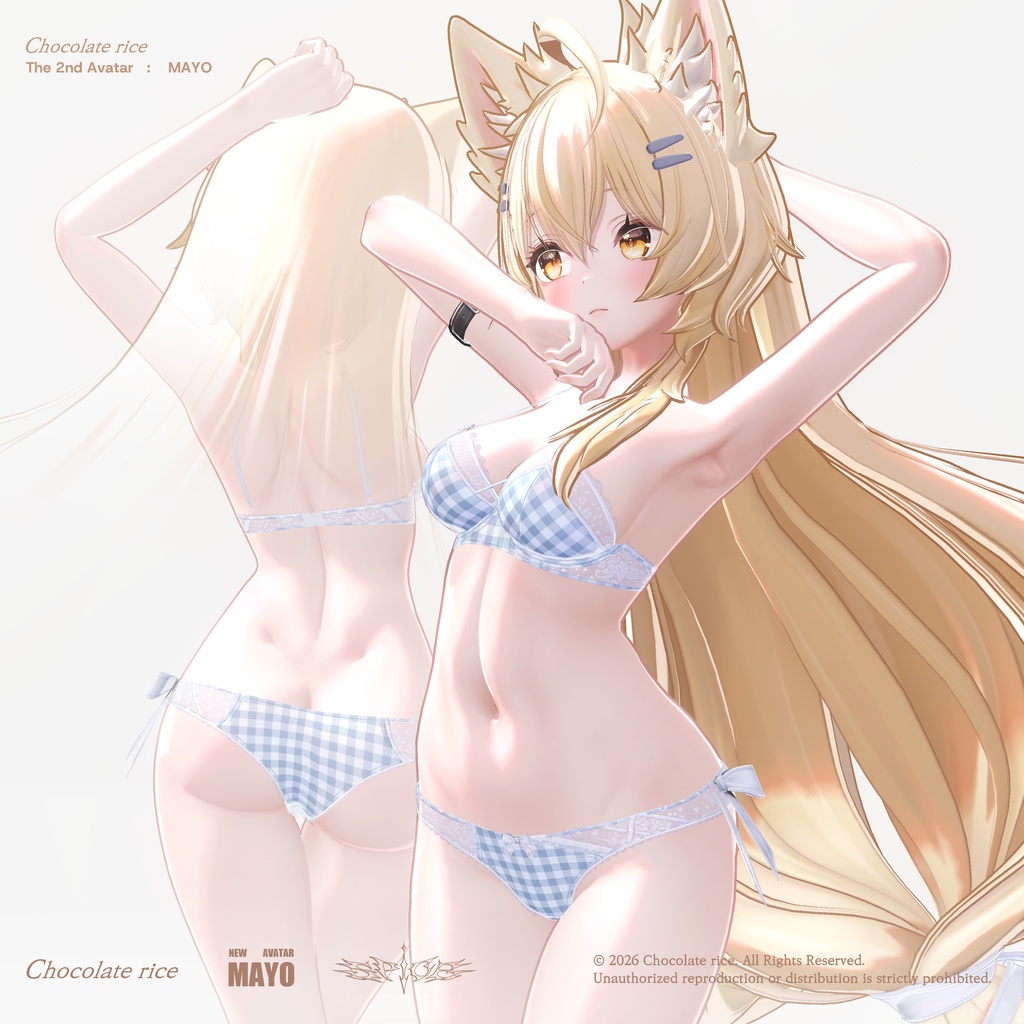 ✨今週末までの限定セール✨ 【オリジナル3Dモデル】 Mayo / まよ / ver.1.00