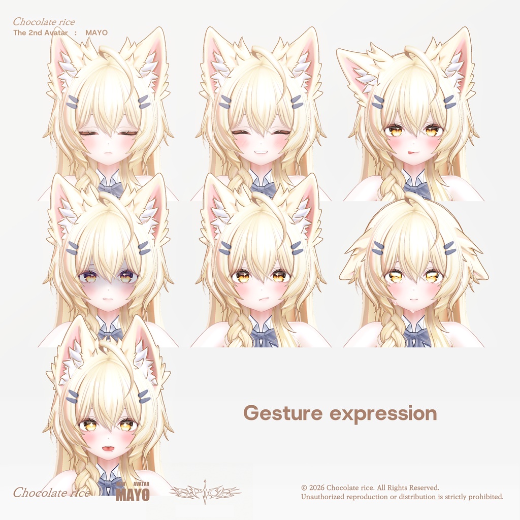 ✨今週末までの限定セール✨ 【オリジナル3Dモデル】 Mayo / まよ / ver.1.00