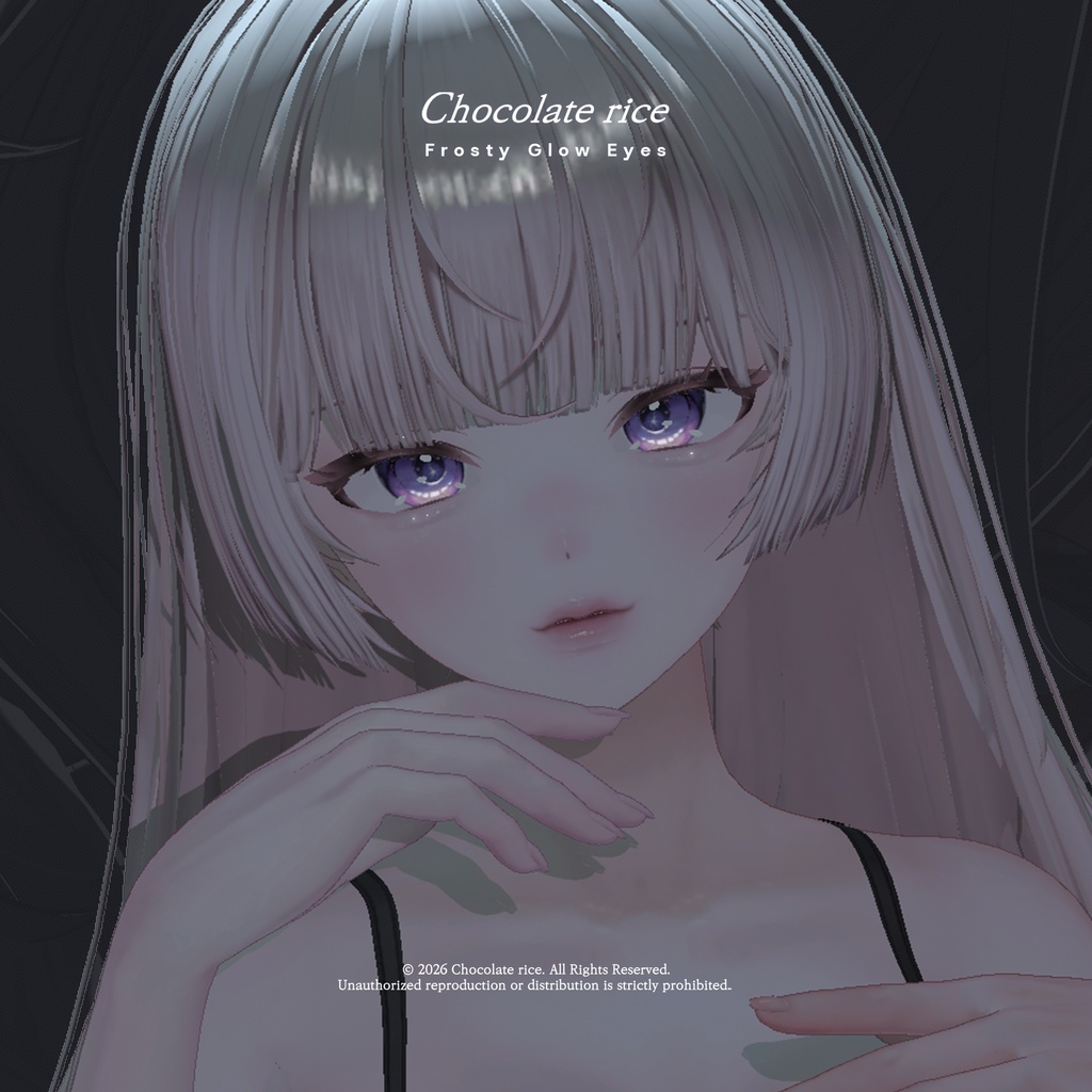 ❣️🖤❣️発売記念セール❣️🖤❣️Frosty Glow Eyes|アイテクスチャ|19アバター対応|13Color