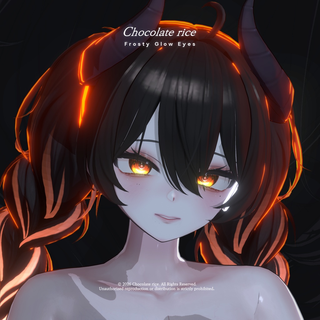 ❣️🖤❣️発売記念セール❣️🖤❣️Frosty Glow Eyes|アイテクスチャ|19アバター対応|13Color