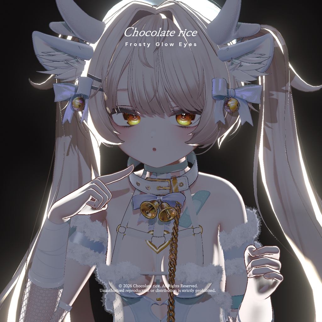 ❣️🖤❣️発売記念セール❣️🖤❣️Frosty Glow Eyes|アイテクスチャ|19アバター対応|13Color