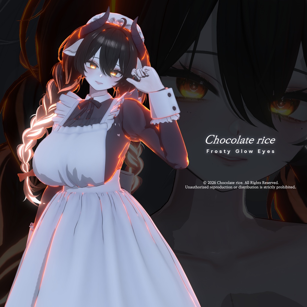 ❣️🖤❣️発売記念セール❣️🖤❣️Frosty Glow Eyes|アイテクスチャ|19アバター対応|13Color