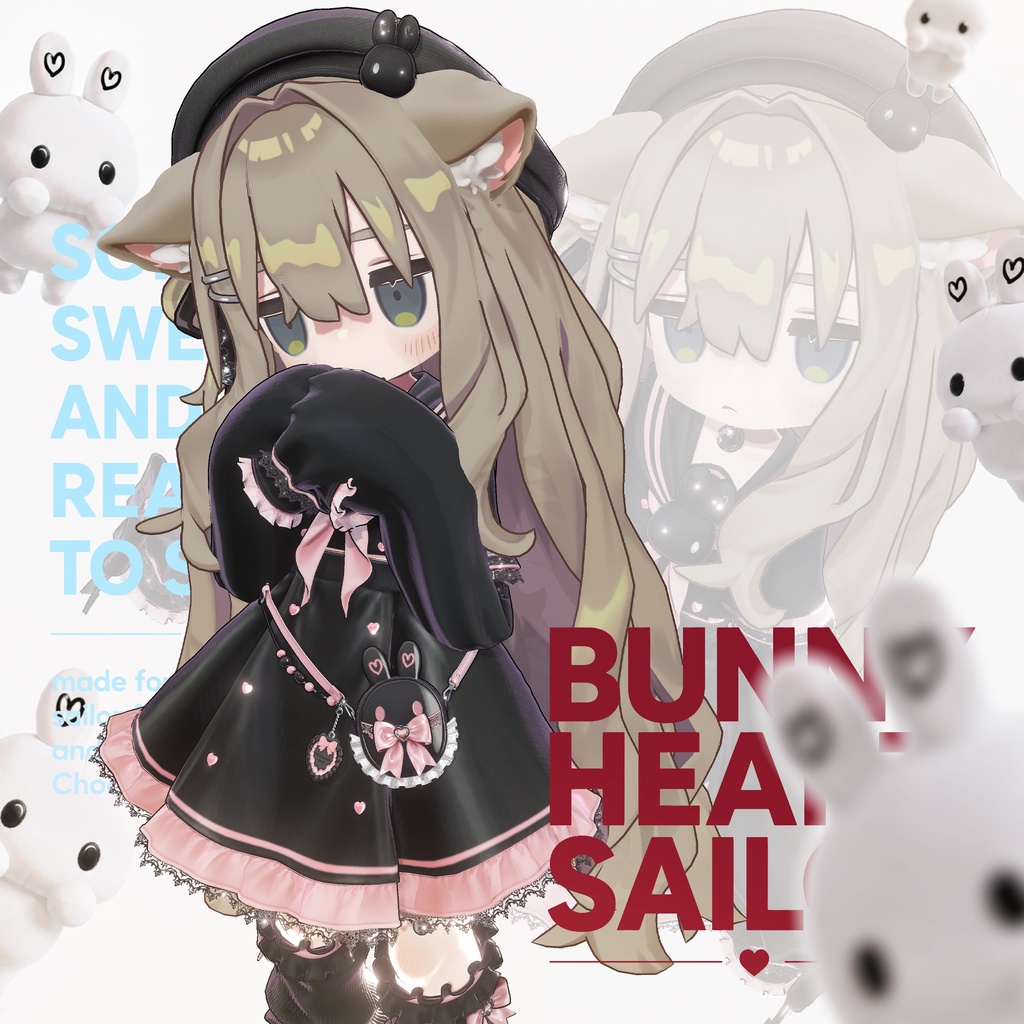 ✨✨✨30% OFF✨✨✨ 【 キプフェル用】🎀Bunny Heart Sailor🎀