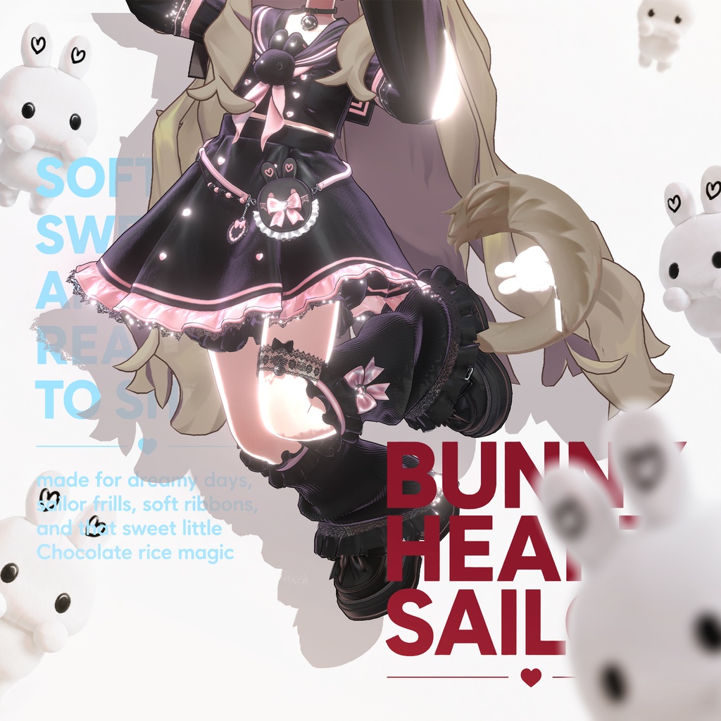 ✨✨✨30% OFF✨✨✨ 【 キプフェル用】🎀Bunny Heart Sailor🎀