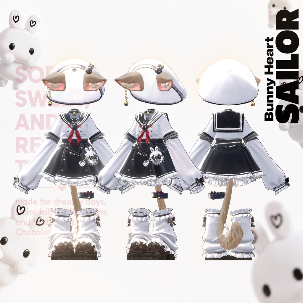 ✨✨✨30% OFF✨✨✨ 【 キプフェル用】🎀Bunny Heart Sailor🎀