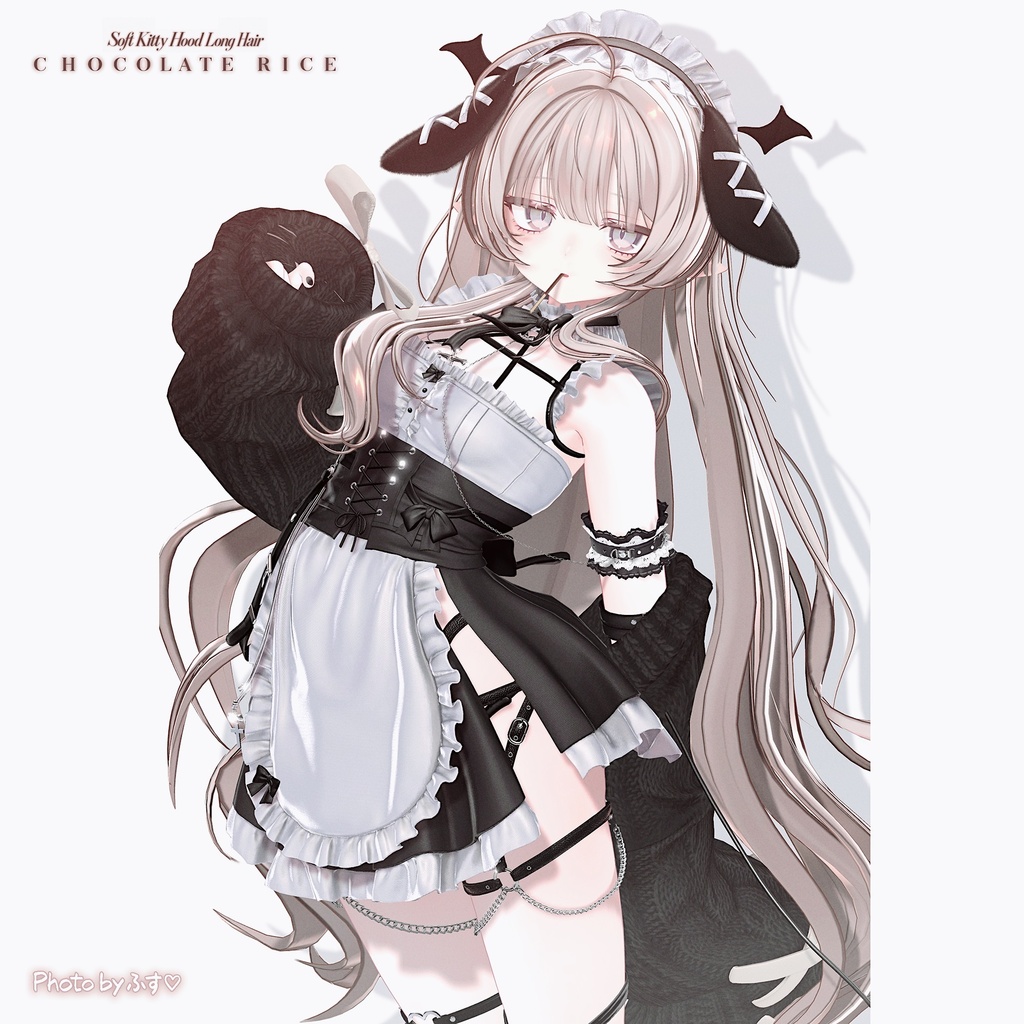 🎀 発売記念SALE🎀590円🎀Soft Kitty Hood Long Hair|14アバター対応