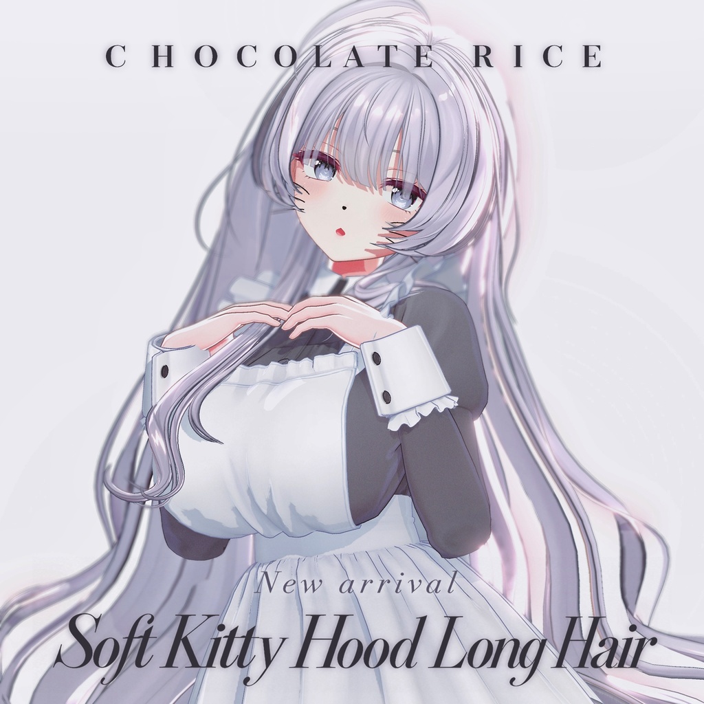 🎀 発売記念SALE🎀590円🎀Soft Kitty Hood Long Hair|14アバター対応