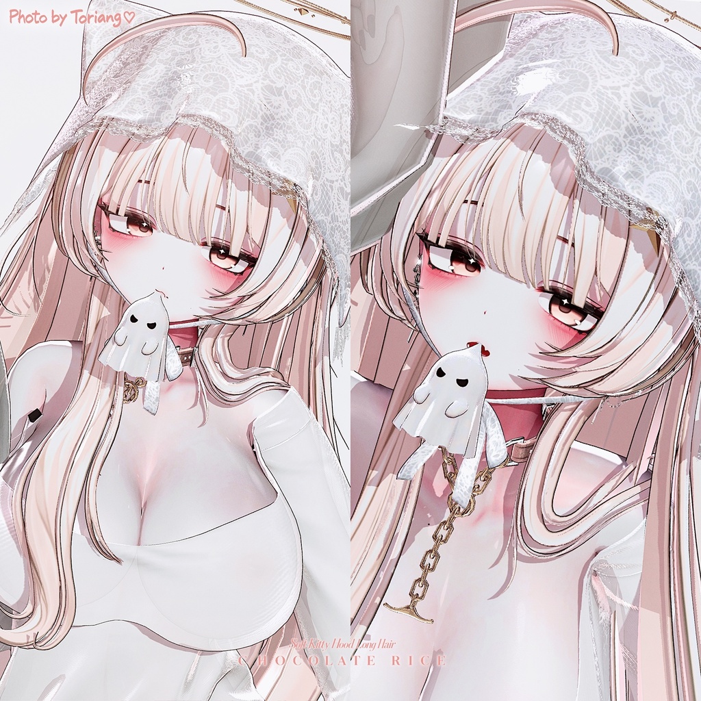 🎀 発売記念SALE🎀590円🎀Soft Kitty Hood Long Hair|14アバター対応