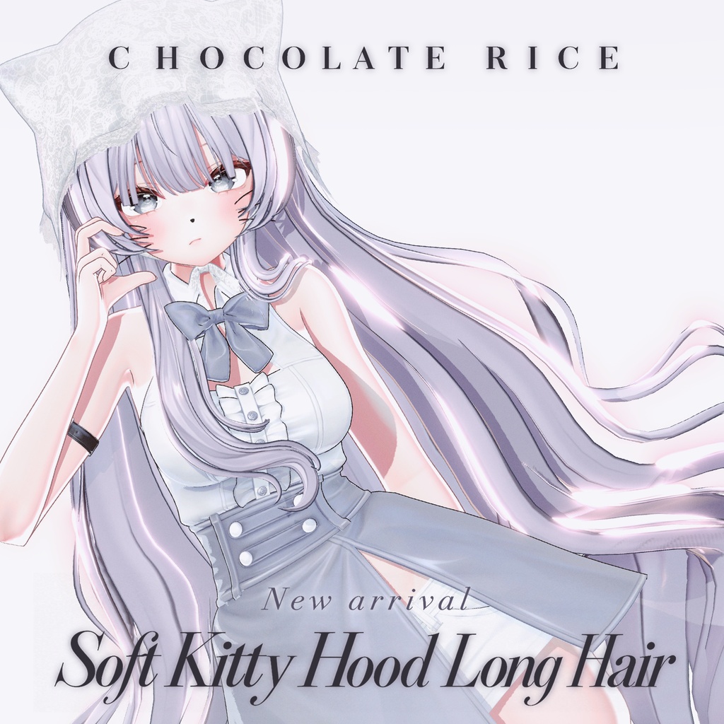 🎀 発売記念SALE🎀590円🎀Soft Kitty Hood Long Hair|14アバター対応