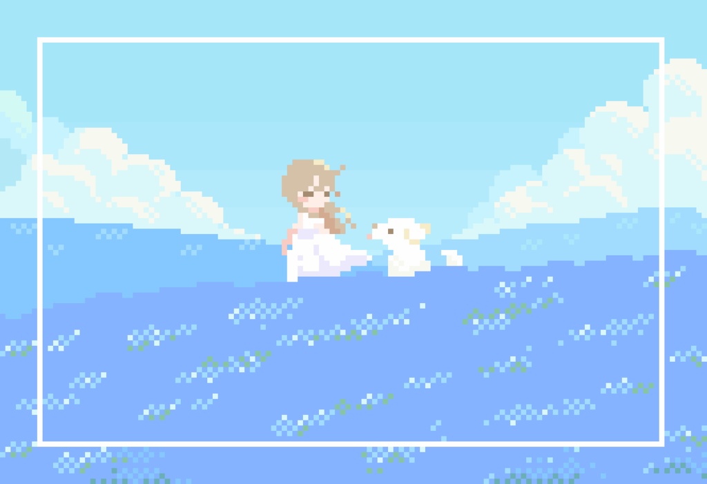 ポストカード【ネモフィラ】