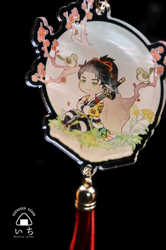 アクキー【梅とウグイス】