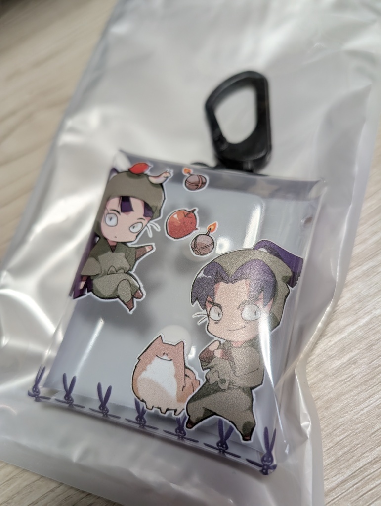 【忍たま】カラビナ付きマルチケース