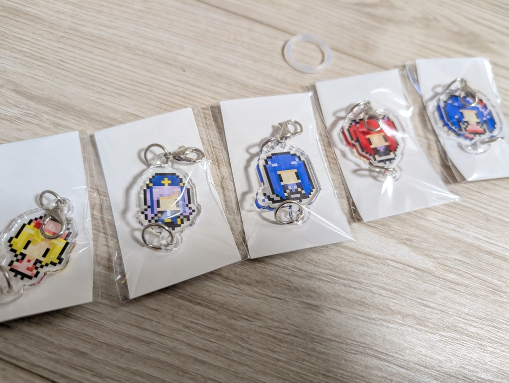 連結アクリルチャーム
