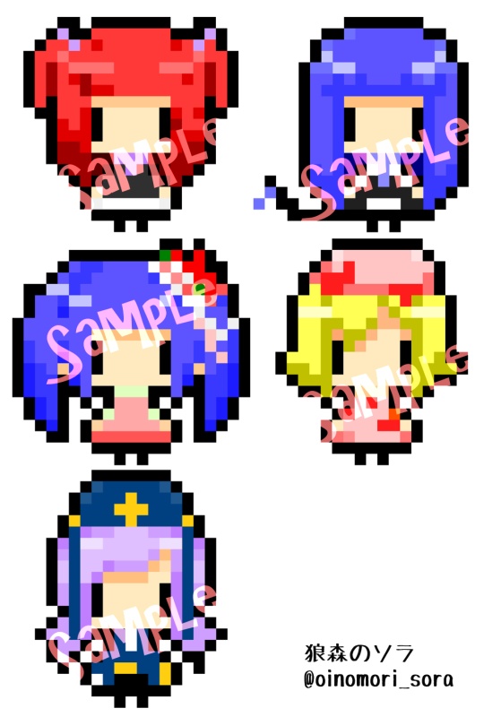 連結アクリルチャーム