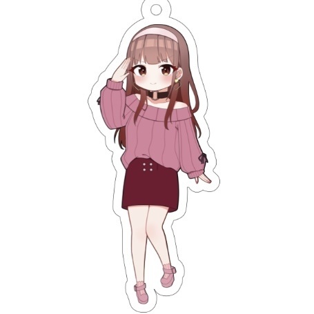 姫宮朱音 アクリルキーホルダー(カチューシャver)