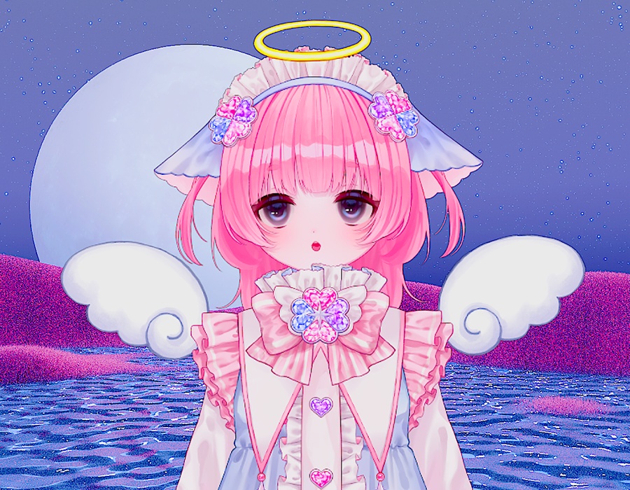 【VtubeStudio用アイテム】ふわふわ揺れる天使の羽