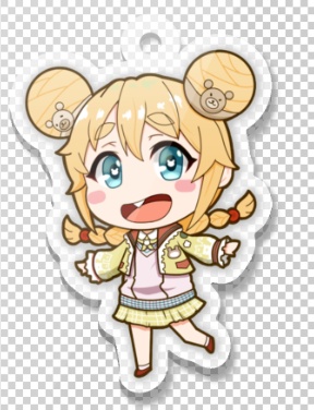 りっかアクリルキーホルダー