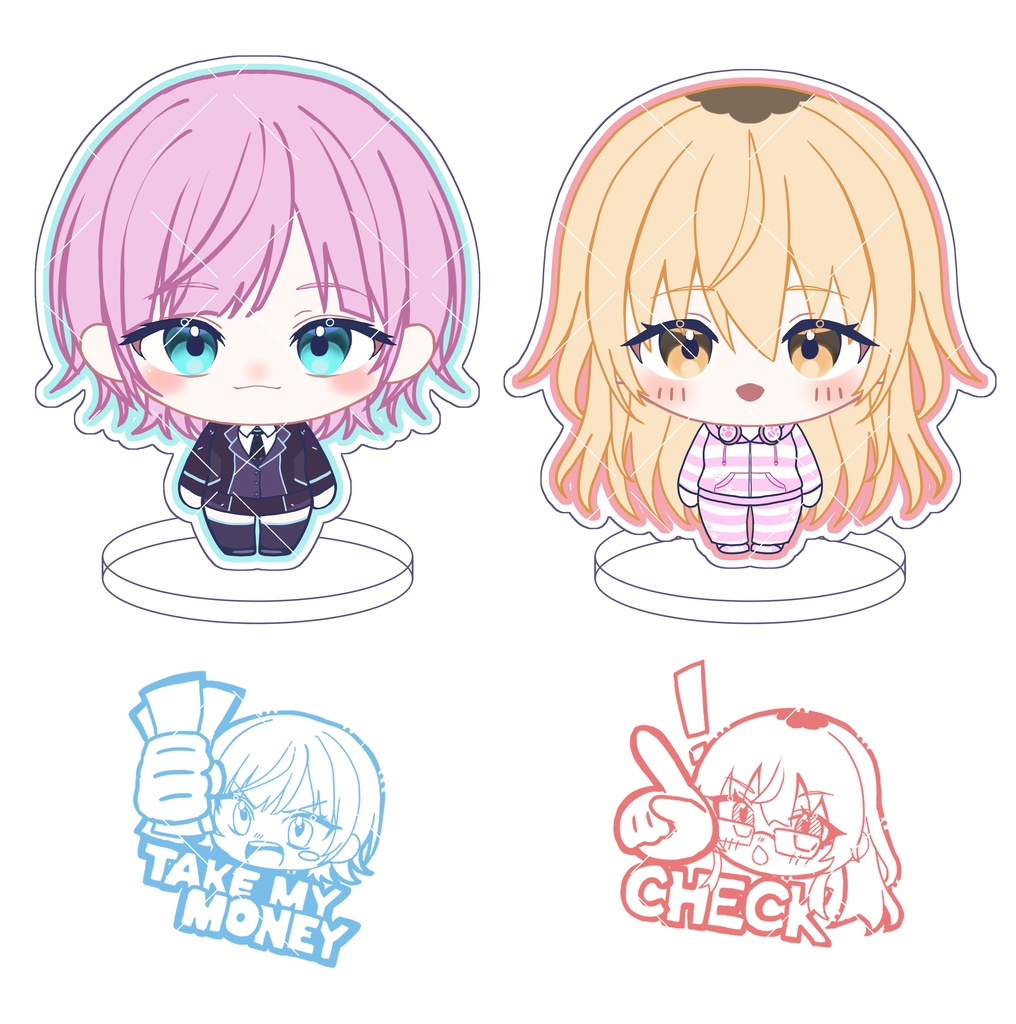 【非公式】ハーピートリガーアクリルスタンプ