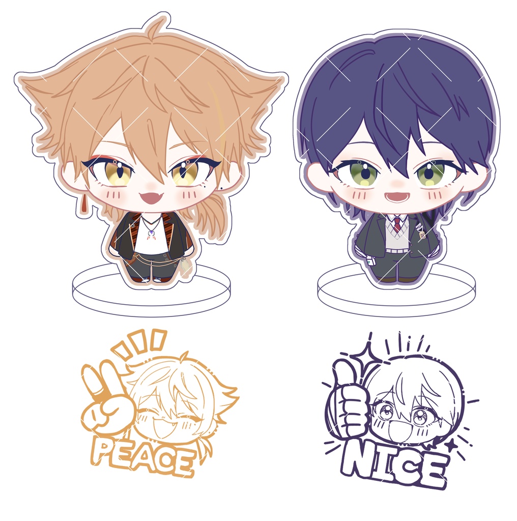 【非公式】ハーピートリガーアクリルスタンプ