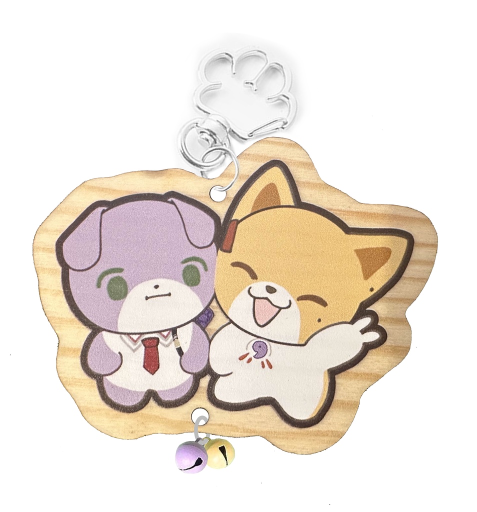 【非公式】木製キーホルダー