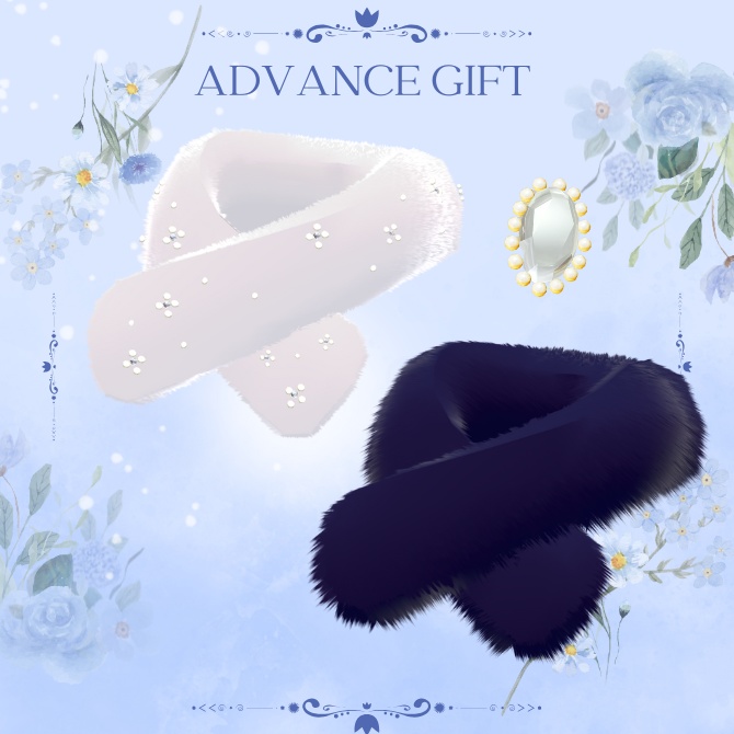 free/ Snow love muff❄