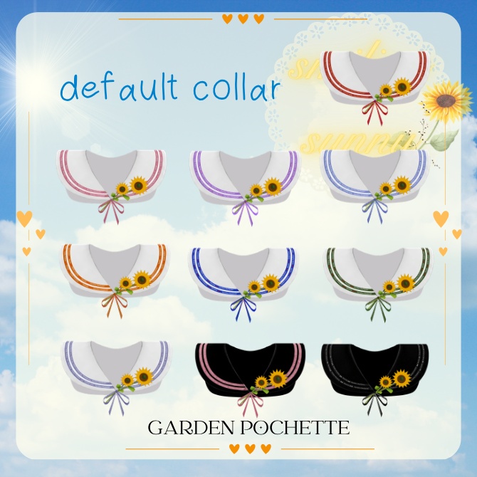 しなの対応 セーラー付け襟🌻Smiling Sunny🌻~sweet bouquetシリーズ~