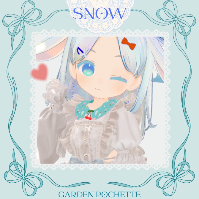【付け襟】🍒シュクレ・フルーツ🍒~sweet bouquet シリーズ~