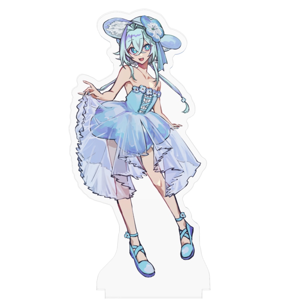 うたげちゃん【ネモフィラ】のアクリルフィギュア