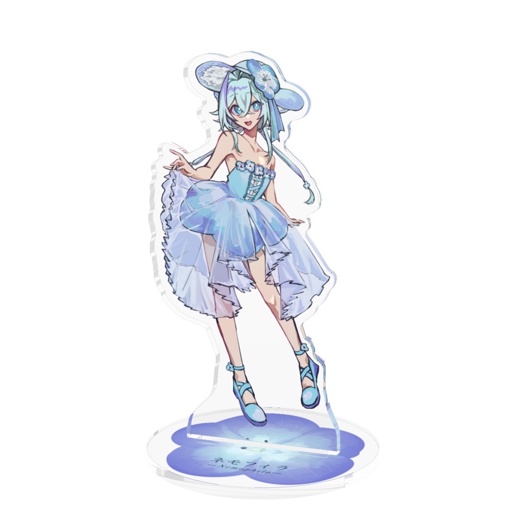 うたげちゃん【ネモフィラ】のアクリルフィギュア