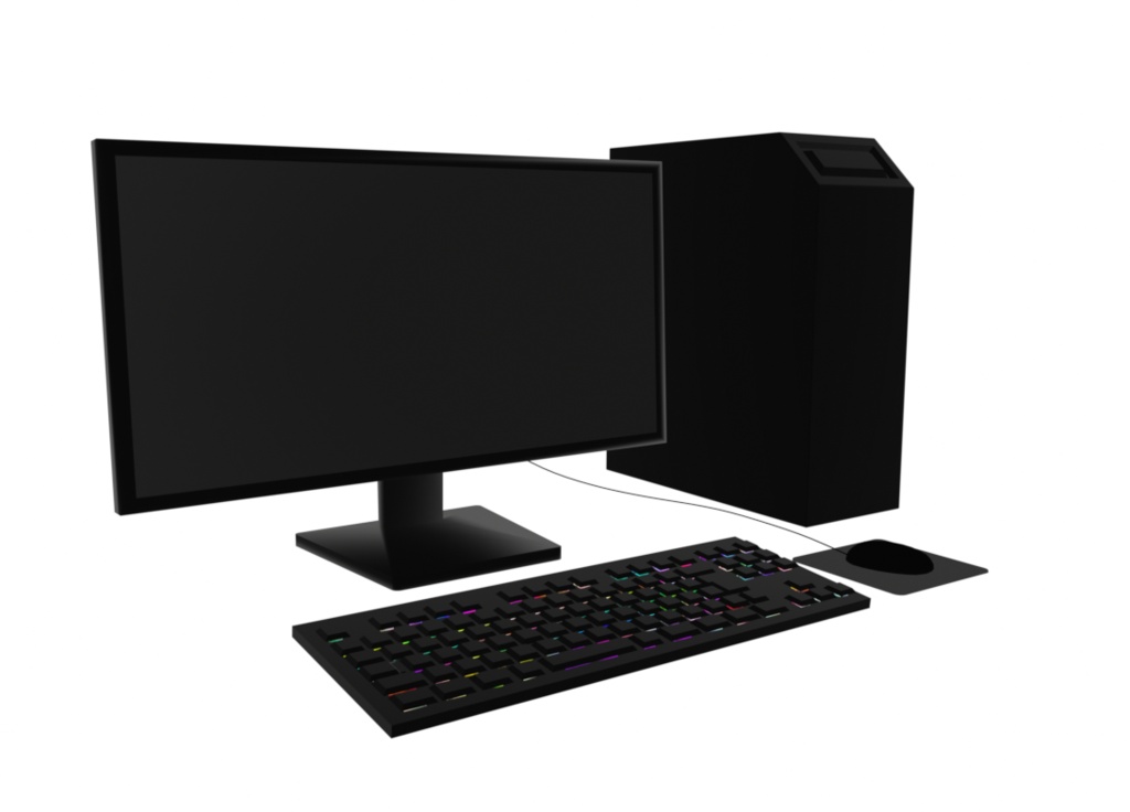 【3Dモデル】PCセット