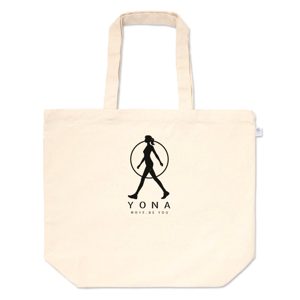 YONA LOGO Tote Bag（White）