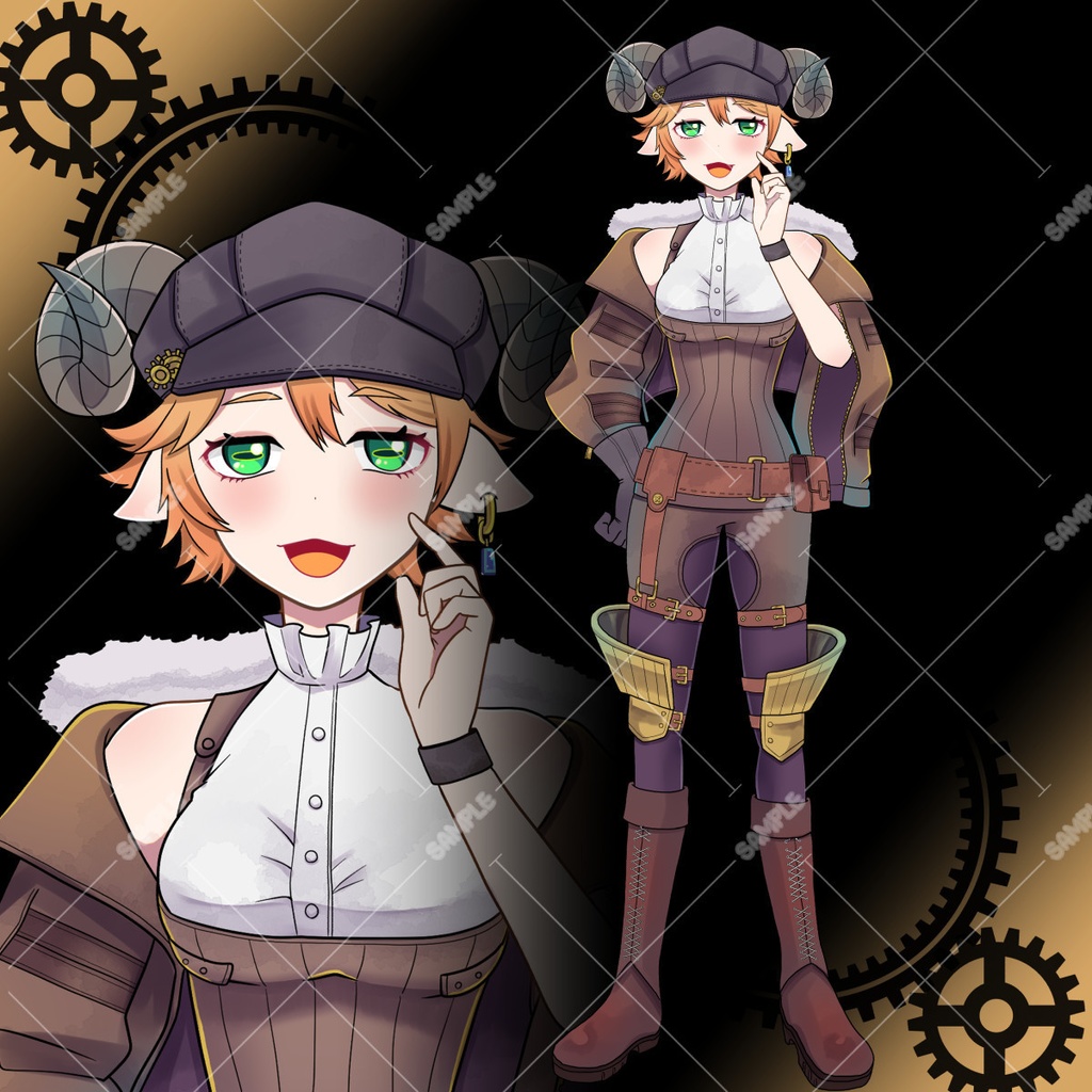 【IRIAM立ち絵】スチパン少女