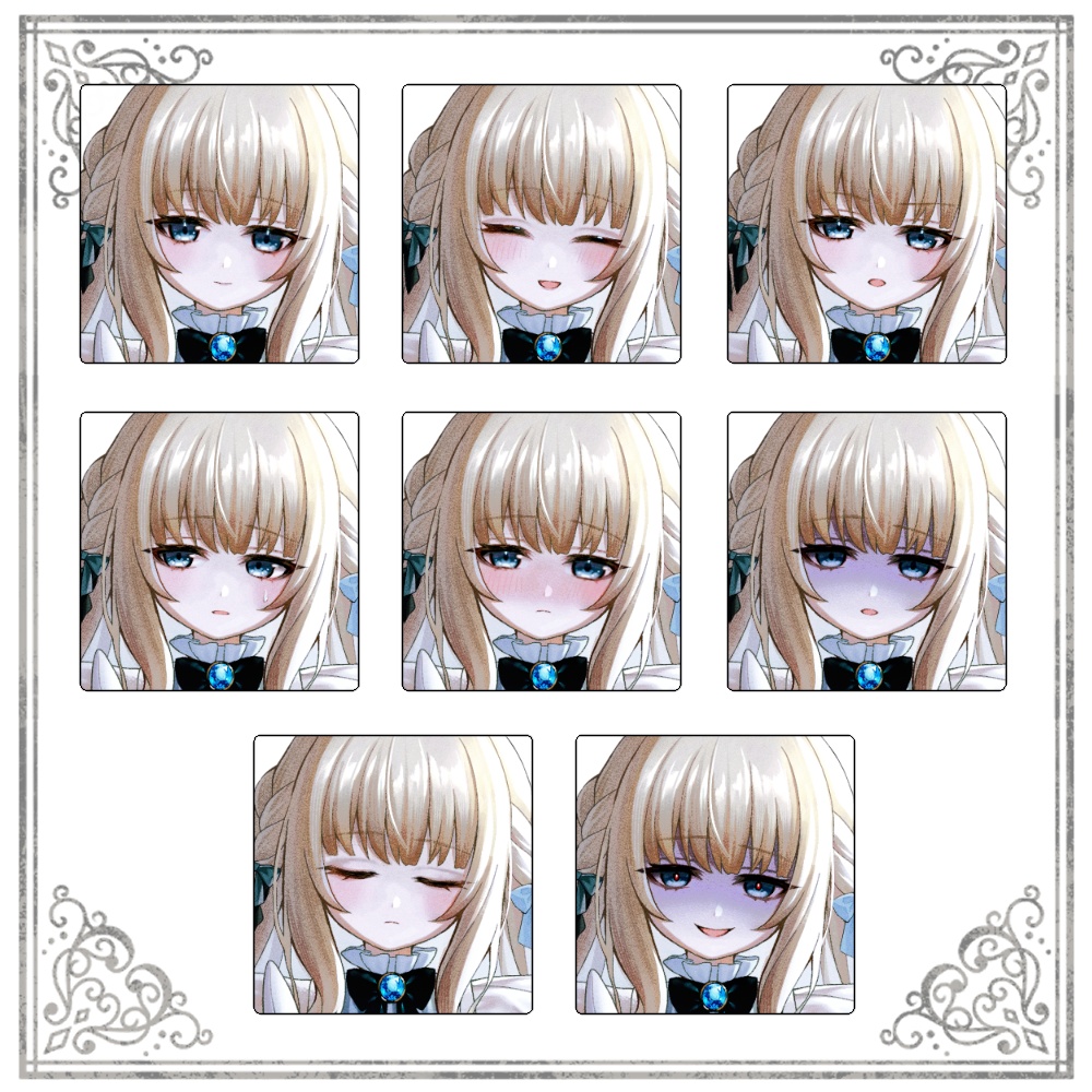 【立ち絵素材】アリス風少女