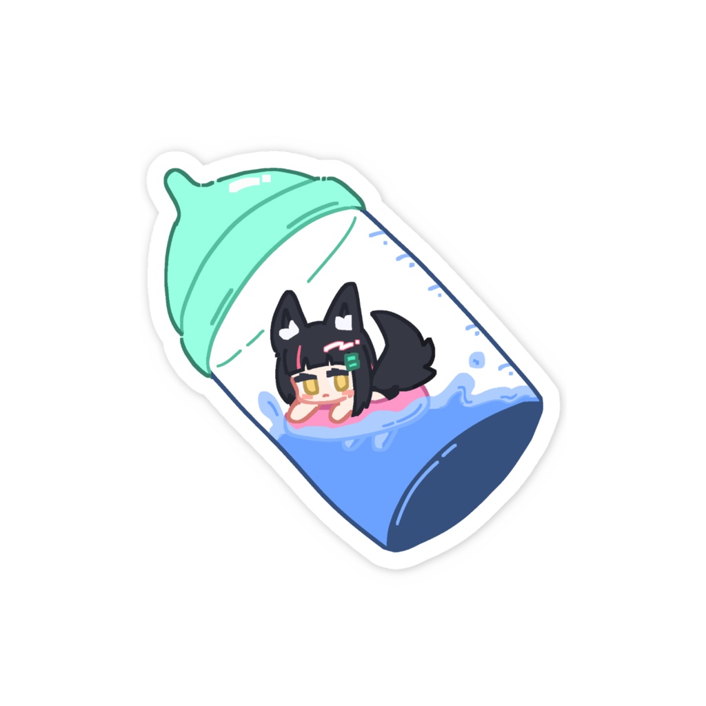 【常設】スマホステッカー・ぷかぷか(2024BD)