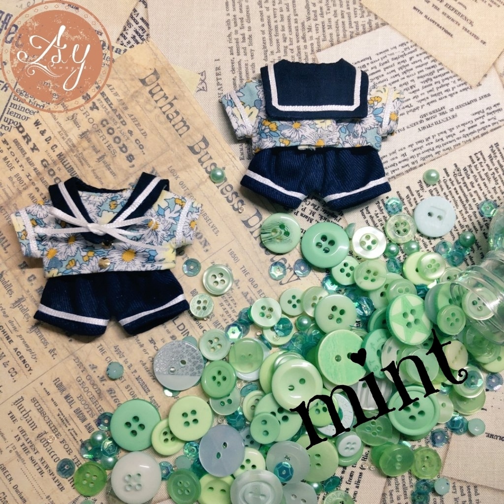 花柄セーラー服