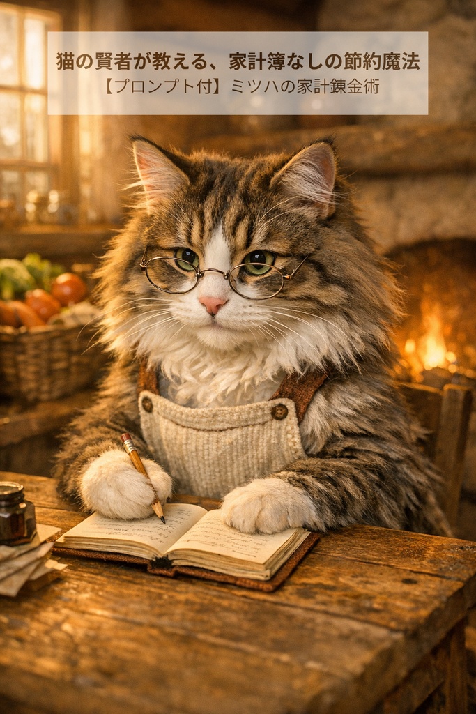 【ツキノハフォレスト】猫の賢者ミツハの「家計錬金術」プロンプト