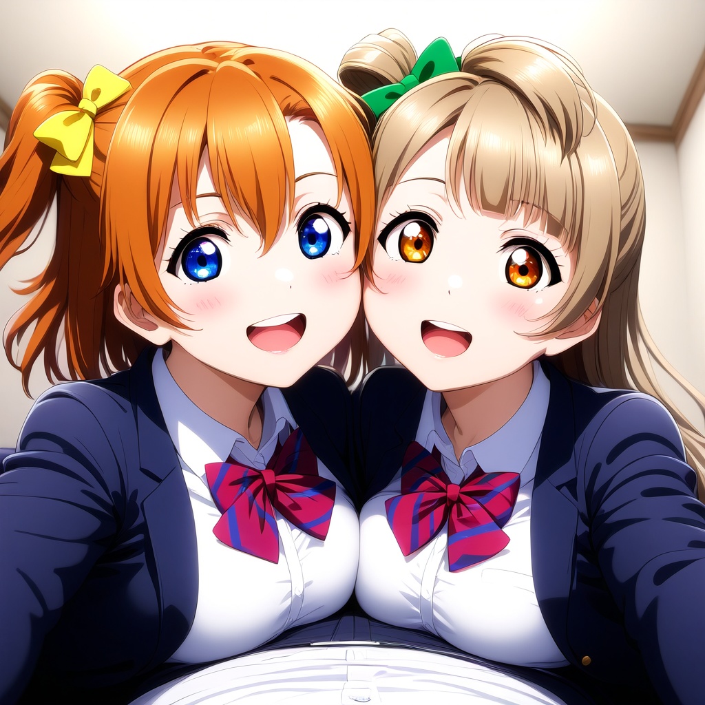 【ラブライブ】穂乃果×ことり　おっぱい非エロえちえち集