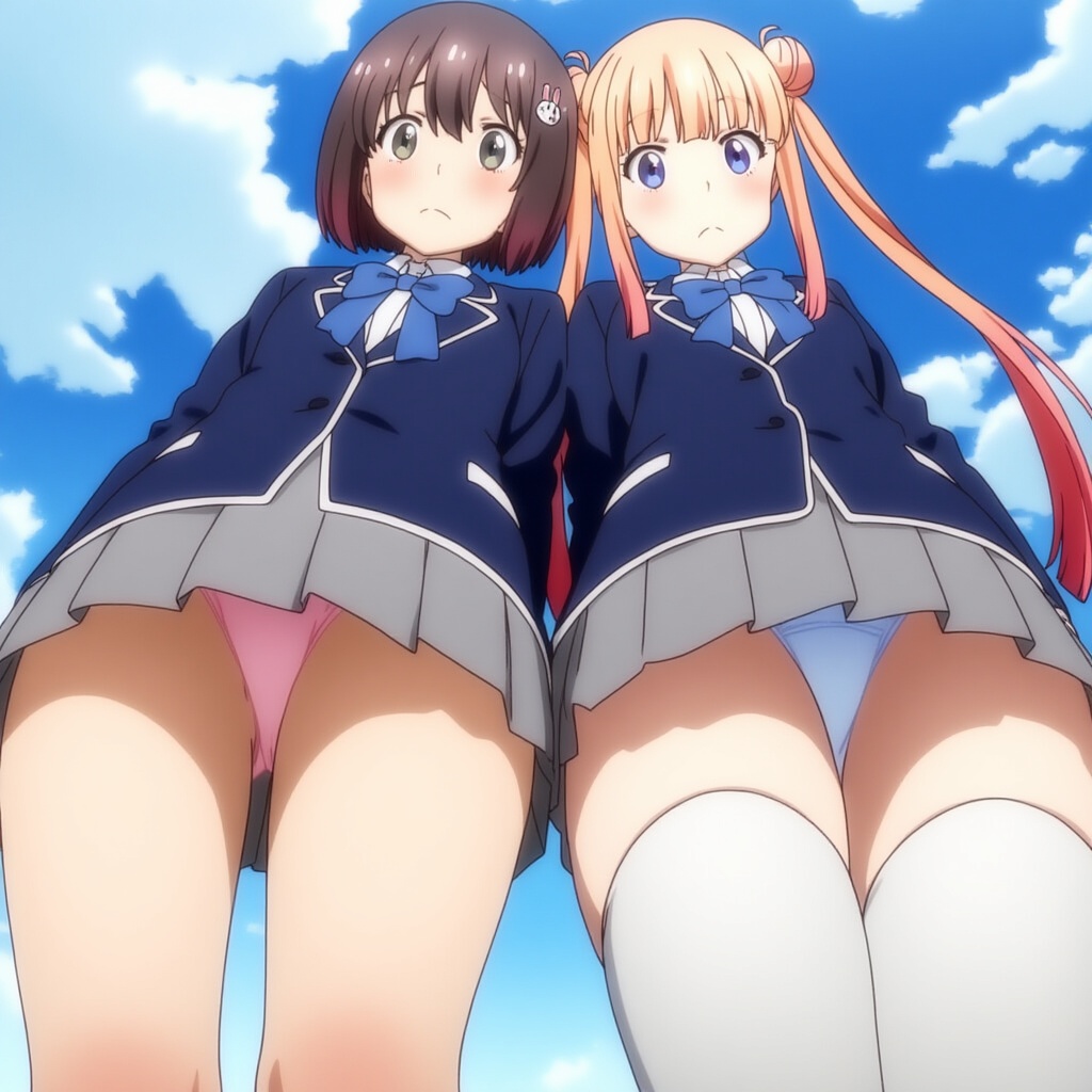 【リクエスト】宇佐美×伊万莉ちゃんハーレムローアングルえちえち集　90枚