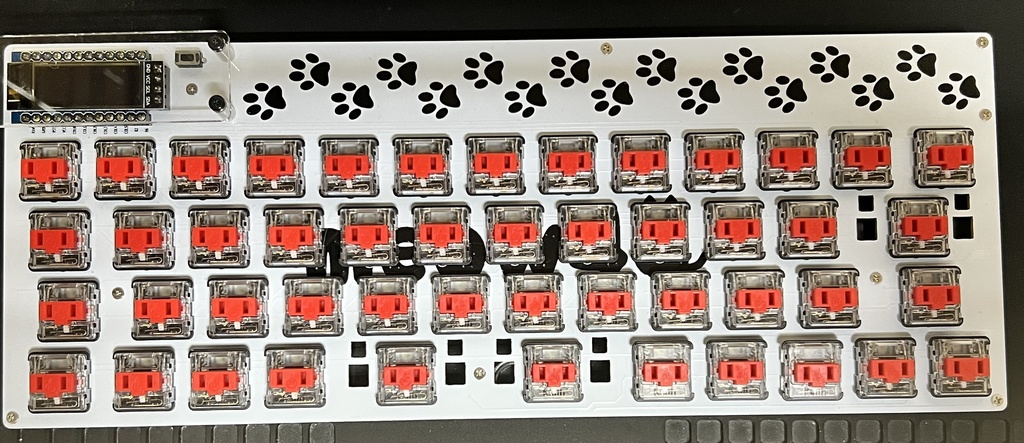 【完売御礼】自作キーボードキット meow48