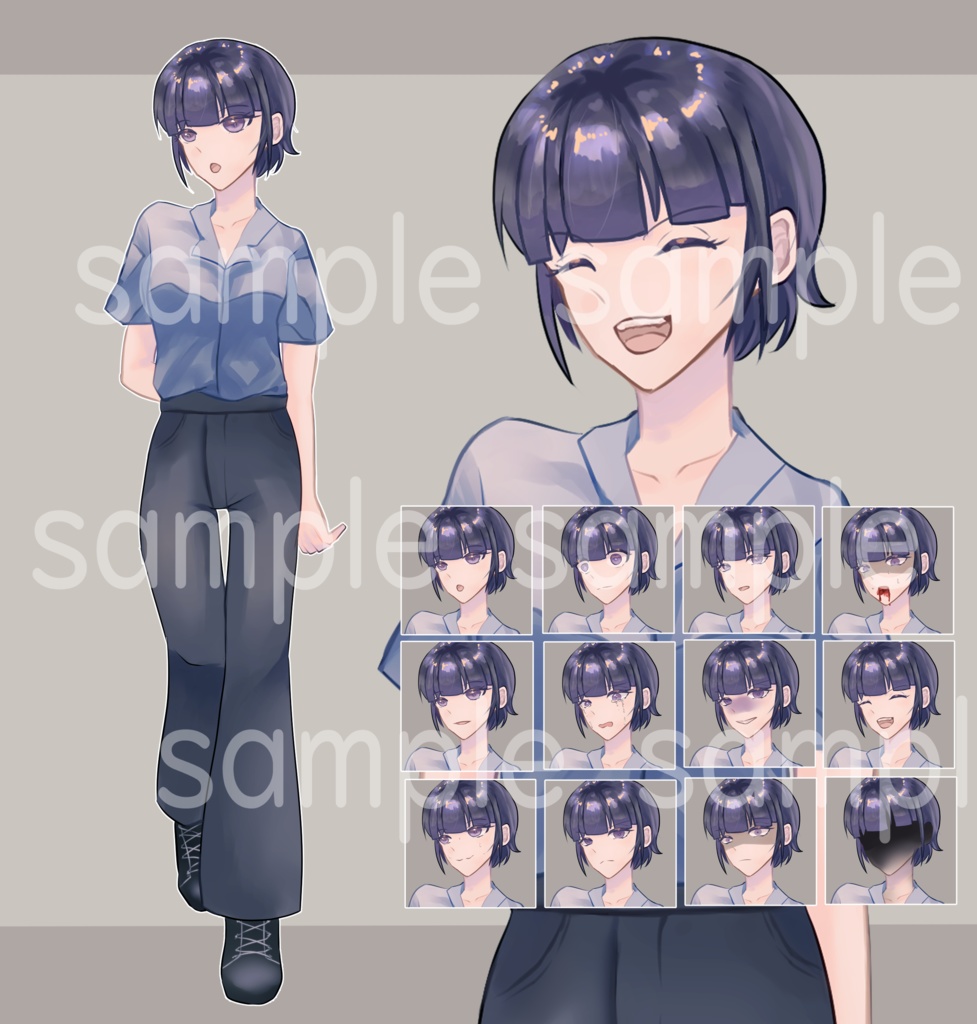 【無料版有り】 立ち絵素材 01