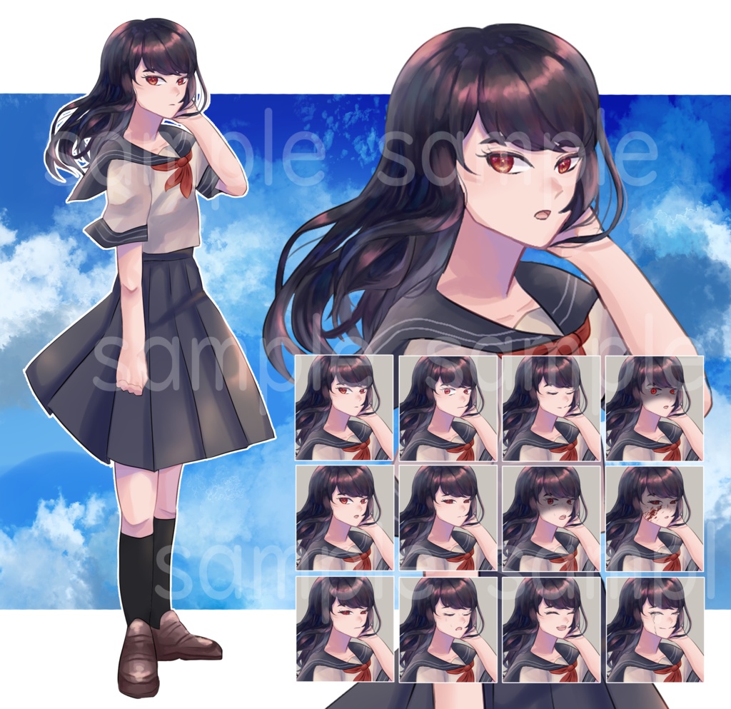 【無料版有り】 立ち絵素材 02