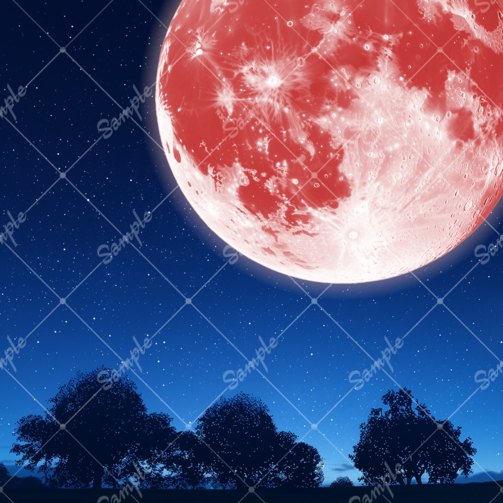 【配信用小物素材】月セット(全4色)