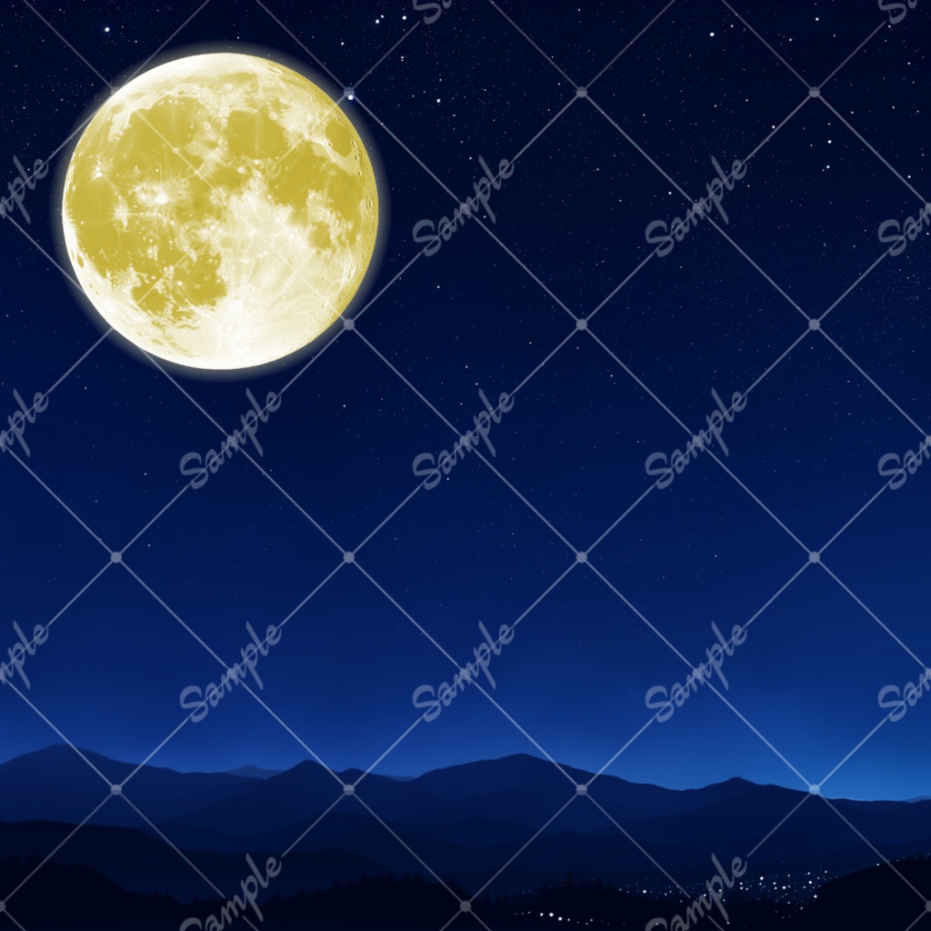 【配信用小物素材】月セット(全4色)