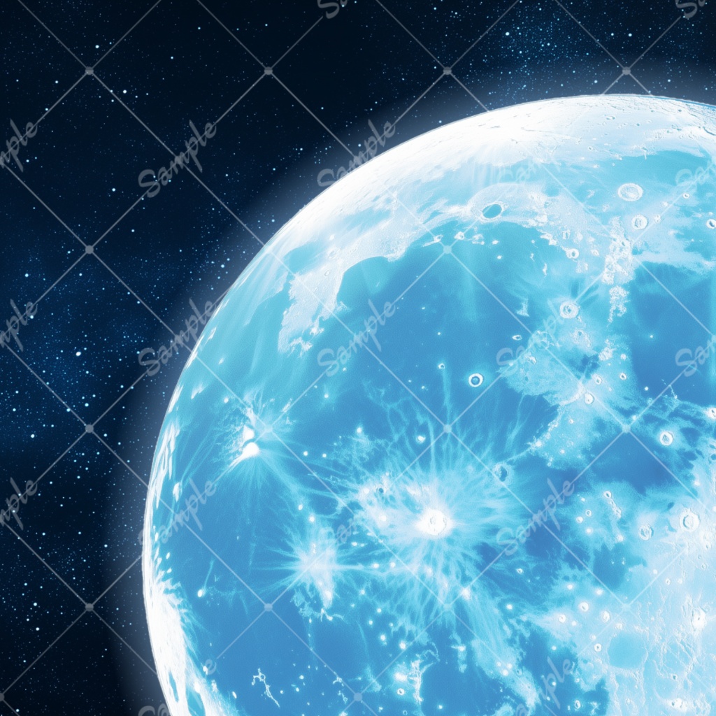 【配信用小物素材】月セット(全4色)