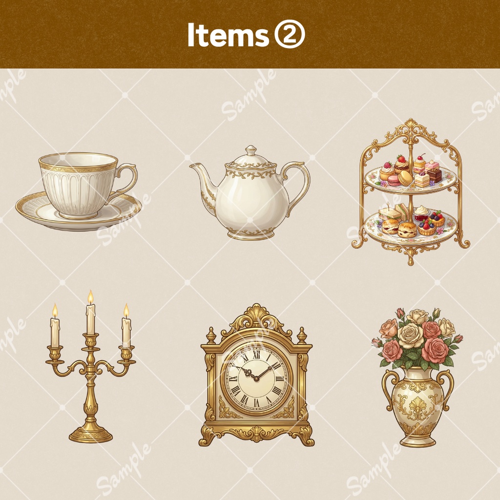 【Vtuber向け小物+背景】自由にカスタム!王国セット