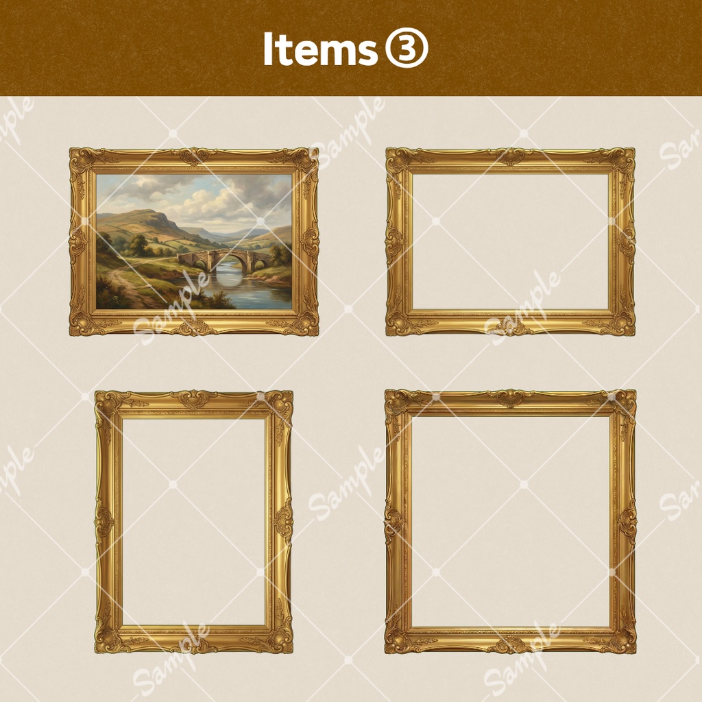 【Vtuber向け小物+背景】自由にカスタム!王国セット