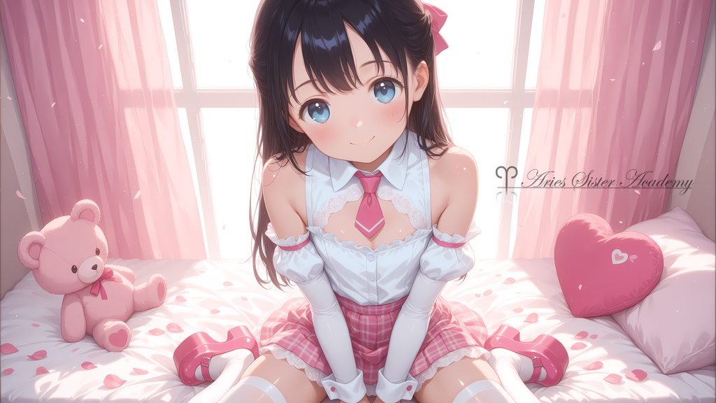 Yui-chan Desktop Wallpaper: Maid costume 1-3, 唯ちゃんデスクトップ用壁紙 メイドコスプレ編1-3, 4K (3840x2160 pixels)