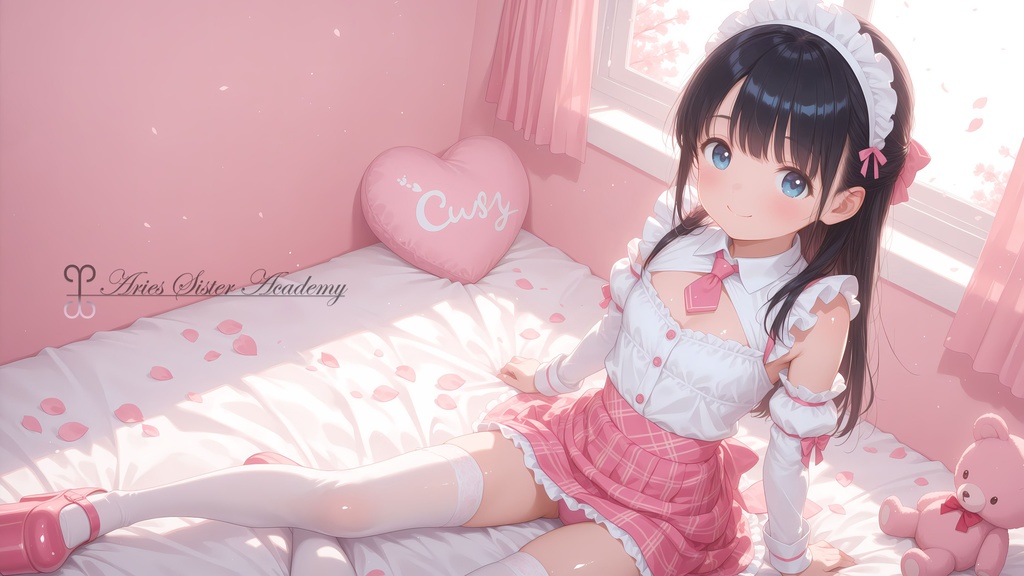 Yui-chan Desktop Wallpaper: Maid costume 1-3, 唯ちゃんデスクトップ用壁紙 メイドコスプレ編1-3, 4K (3840x2160 pixels)