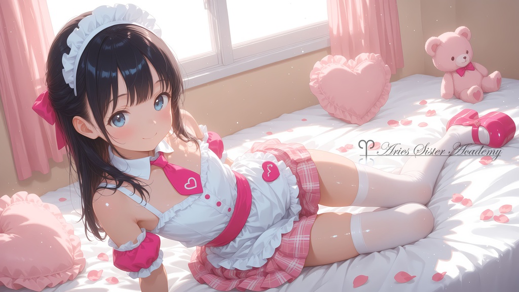 Yui-chan Desktop Wallpaper: Maid costume 4-6, 唯ちゃんデスクトップ用壁紙 メイドコスプレ編4-6, 4K (3840x2160 pixels)