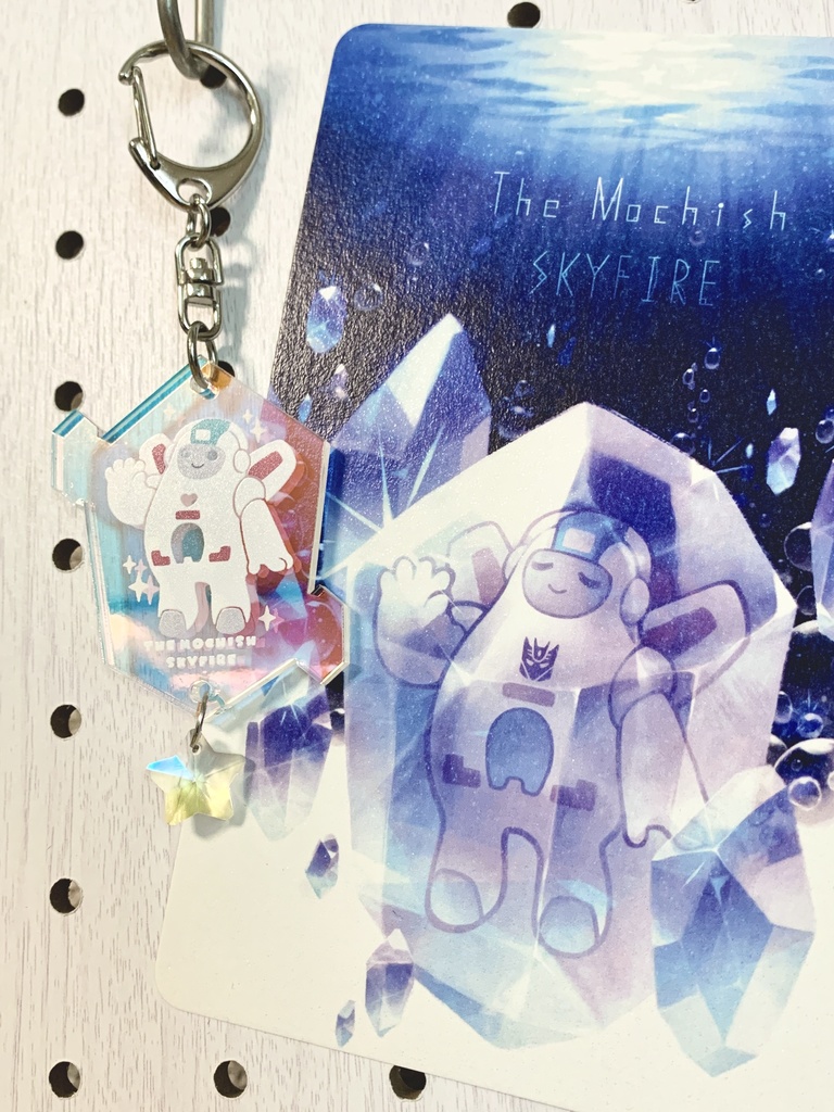 スカイファイヤー　アクリルキーホルダー&ポストカードセット